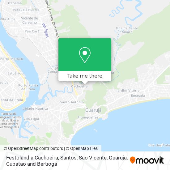 Festolândia Cachoeira map