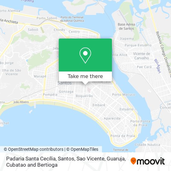Padaria Santa Cecília map