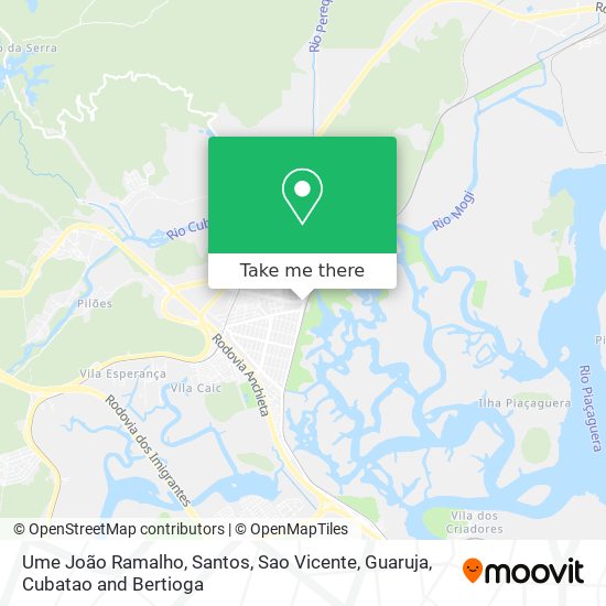Ume João Ramalho map