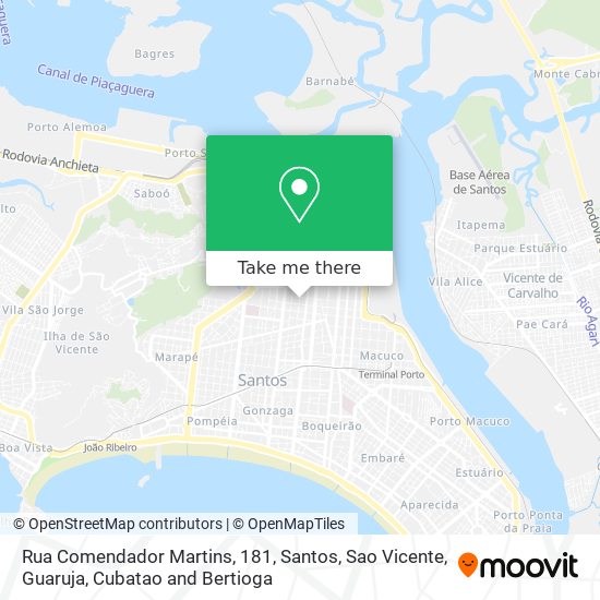 Rua Comendador Martins, 181 map