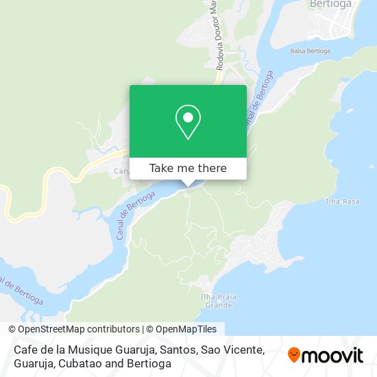 Cafe de la Musique Guaruja map