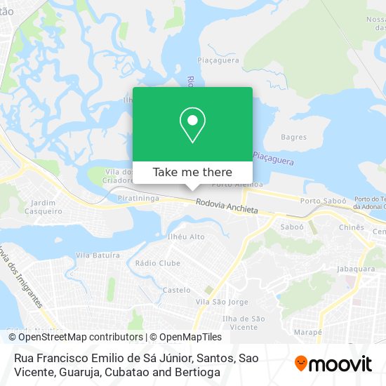 Rua Francisco Emilio de Sá Júnior map