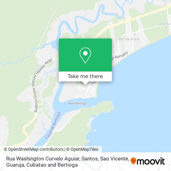 Rua Washington Curvelo Aguiar map