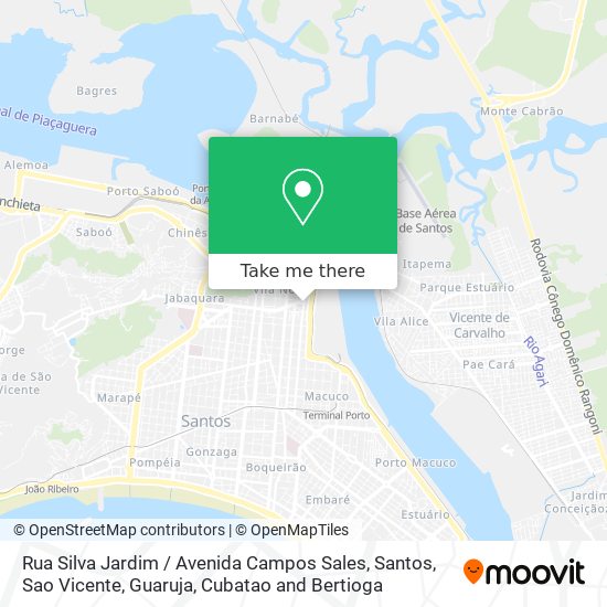 Mapa Rua Silva Jardim / Avenida Campos Sales