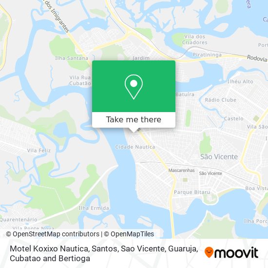 Motel Koxixo Nautica map