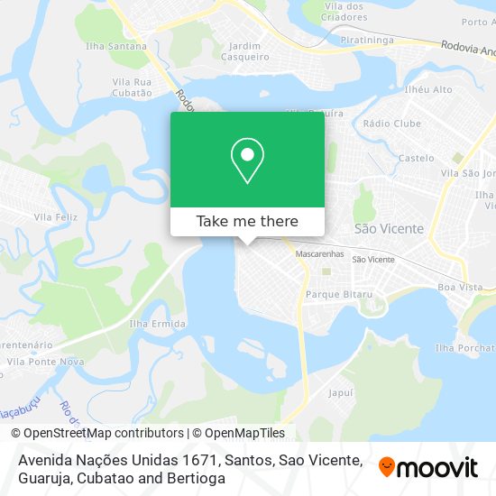 Avenida Nações Unidas 1671 map
