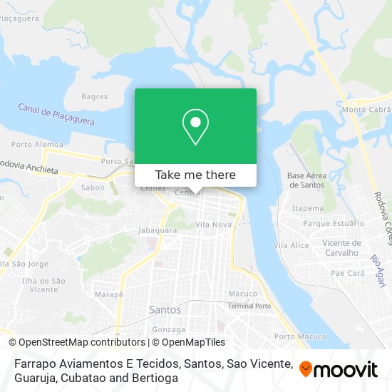 Farrapo Aviamentos E Tecidos map