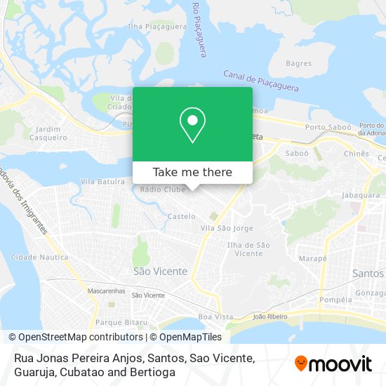 Rua Jonas Pereira Anjos map