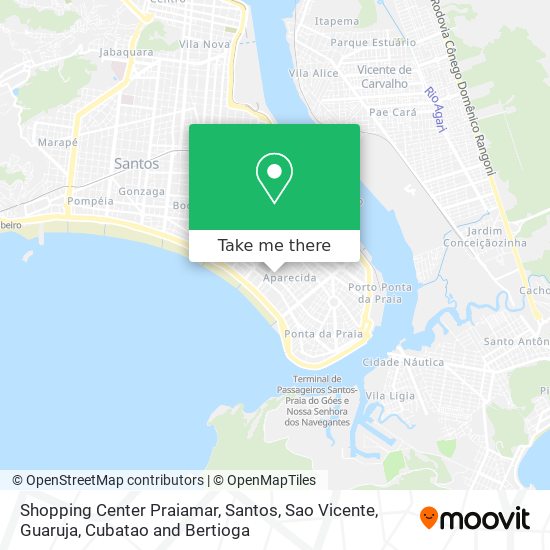 Mapa Shopping Center Praiamar