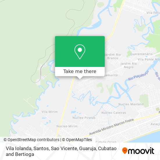 Vila Iolanda map