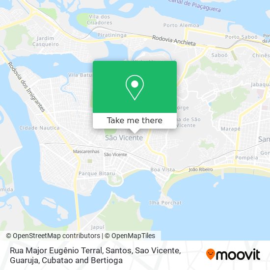 Rua Major Eugênio Terral map