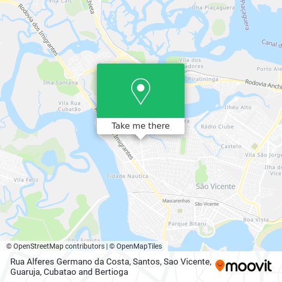 Rua Alferes Germano da Costa map