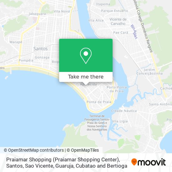 Praiamar Shopping (Praiamar Shopping Center) map