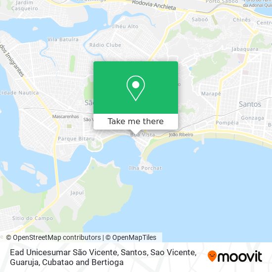 Ead Unicesumar São Vicente map