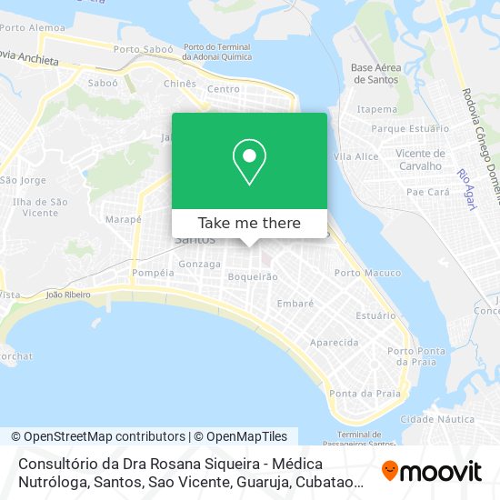 Consultório da Dra Rosana Siqueira - Médica Nutróloga map