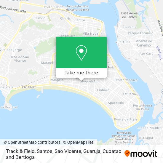 Track & Field map
