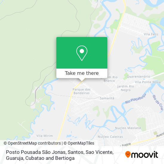 Posto Pousada São Jonas map