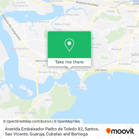 Avenida Embaixador Pedro de Toledo 82 map