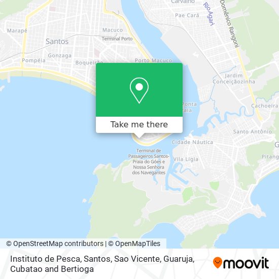 Instituto de Pesca map