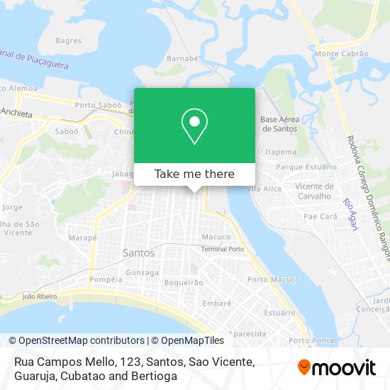 Rua Campos Mello, 123 map