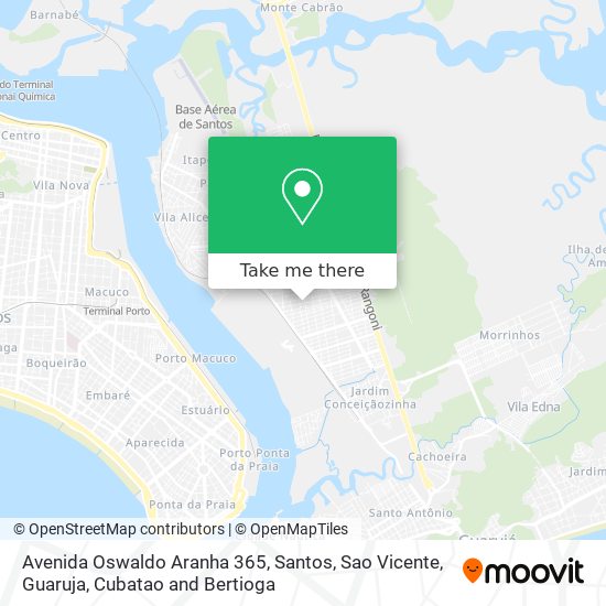 Mapa Avenida Oswaldo Aranha 365