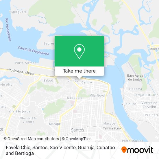 Favela Chic map