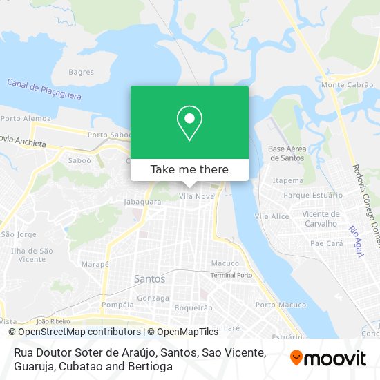 Rua Doutor Soter de Araújo map