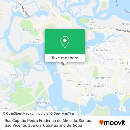 Rua Capitão Pedro Frederico de Almeida map