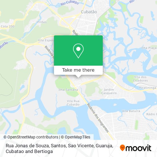 Rua Jonas de Souza map