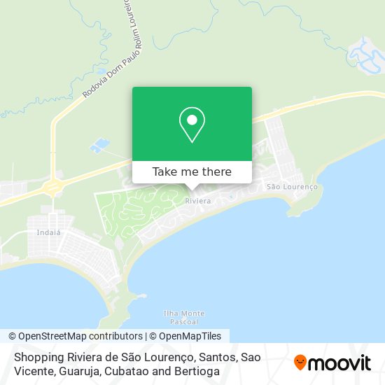 Shopping Riviera de São Lourenço map