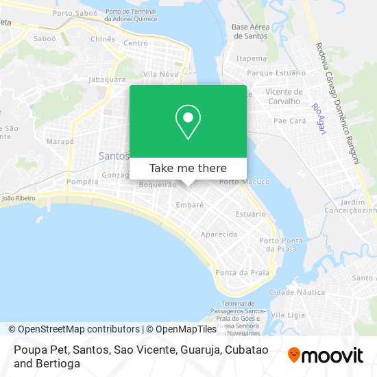 Poupa Pet map