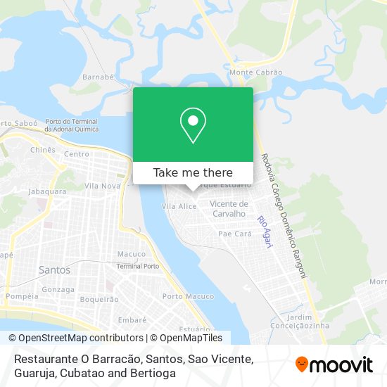 Restaurante O Barracão map