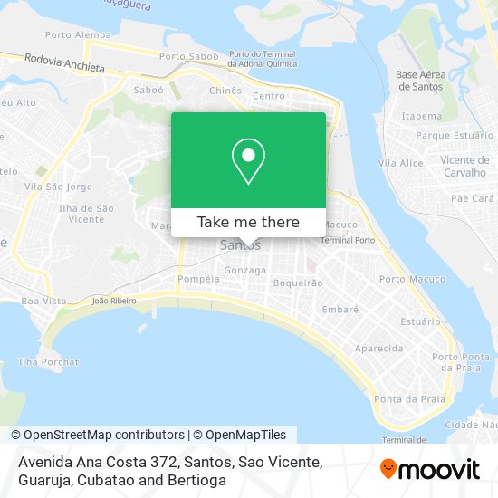 Mapa Avenida Ana Costa 372