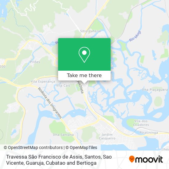 Travessa São Francisco de Assis map