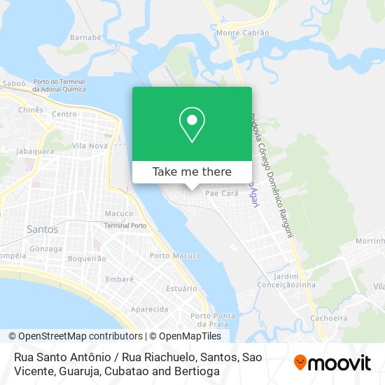 Rua Santo Antônio / Rua Riachuelo map