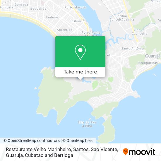 Mapa Restaurante Velho Marinheiro