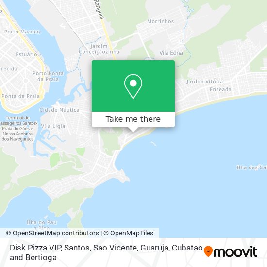 Disk Pizza VIP map