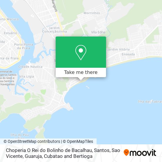 Choperia O Rei do Bolinho de Bacalhau map