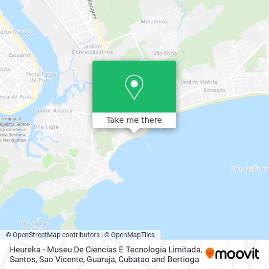 Mapa Heureka - Museu De Ciencias E Tecnologia Limitada