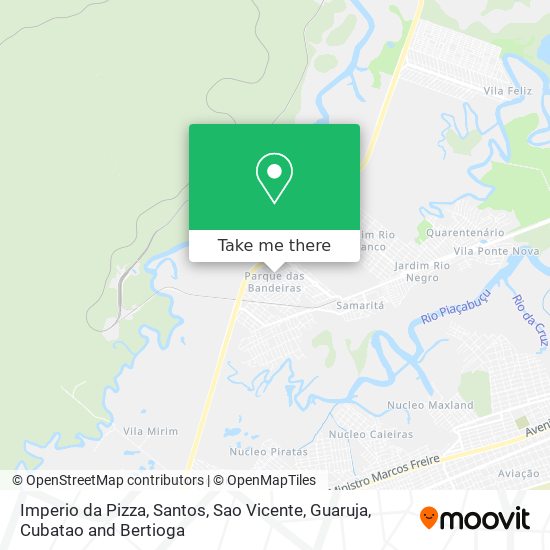 Imperio da Pizza map