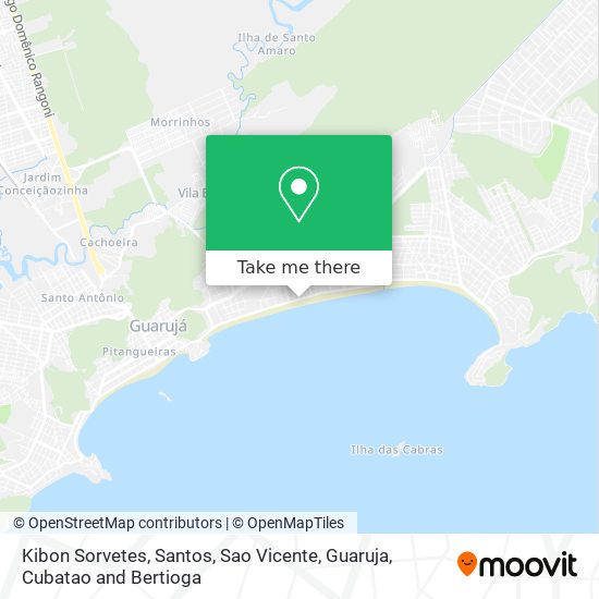 Kibon Sorvetes map