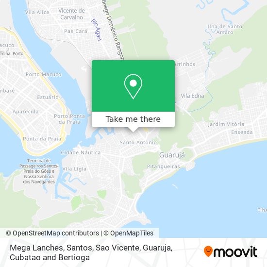 Mega Lanches map