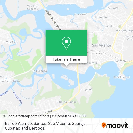 Mapa Bar do Alemao