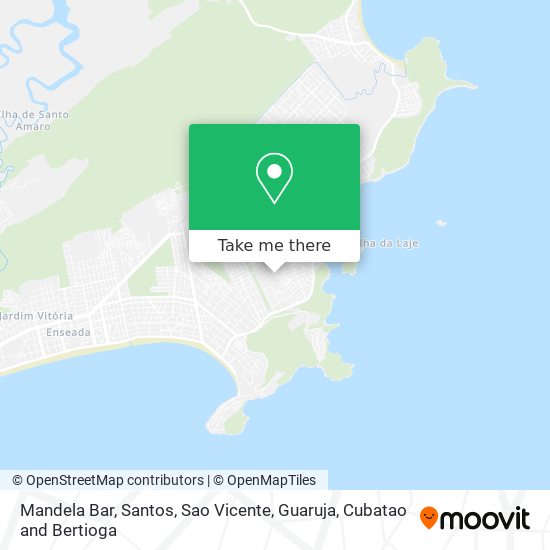 Mandela Bar map