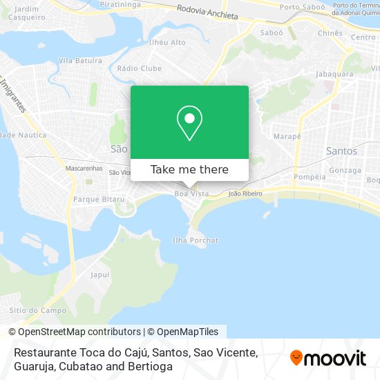 Restaurante Toca do Cajú map