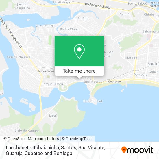 Lanchonete Itabaianinha map