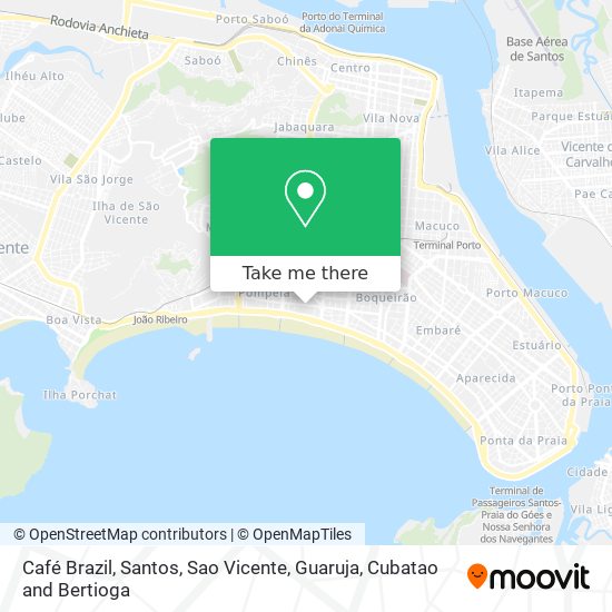 Café Brazil map