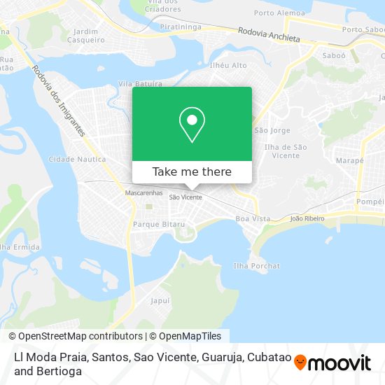 Ll Moda Praia map