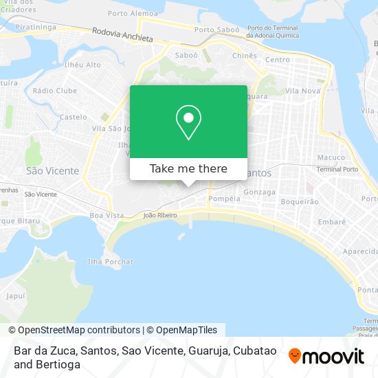 Bar da Zuca map