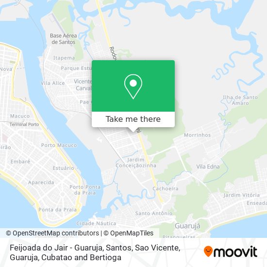 Mapa Feijoada do Jair - Guaruja